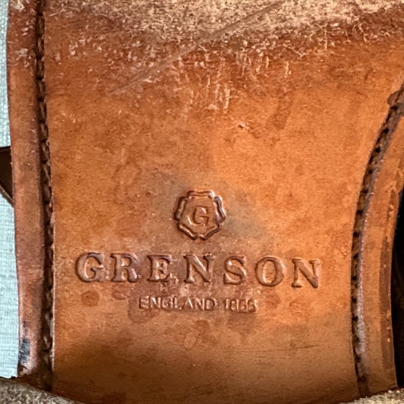 Grenson Dark Brown Suede Monk Strap shoes size 10 US (9 UK) - Picture 2 of 9